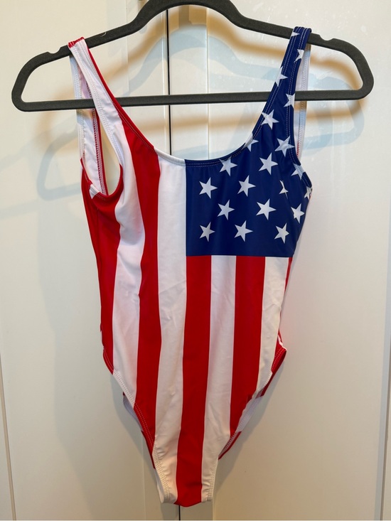 Other - American Flag One-Piece Swimsuit - Red White Blue